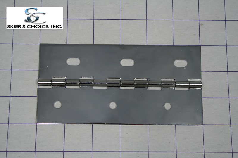 Hinge, 3\" x 6\", Electro-Polish