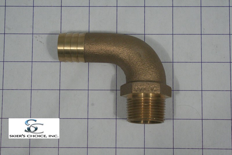 Fitting, 90 deg, 1\", Brass