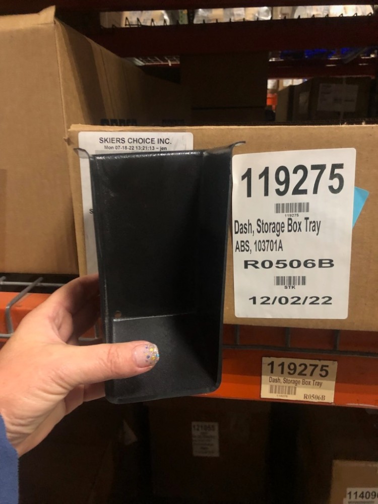 Dash, Storage Box Tray