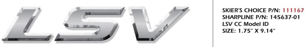 Decal, Designator, Chrome