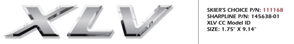 Decal, Designator, Chrome