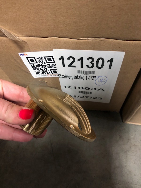 Strainer, Intake 1-1/2\"