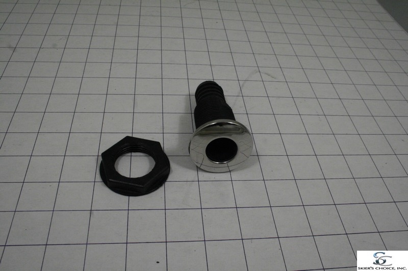 Outlet, Thru-Hull, 1\" SS Cap
