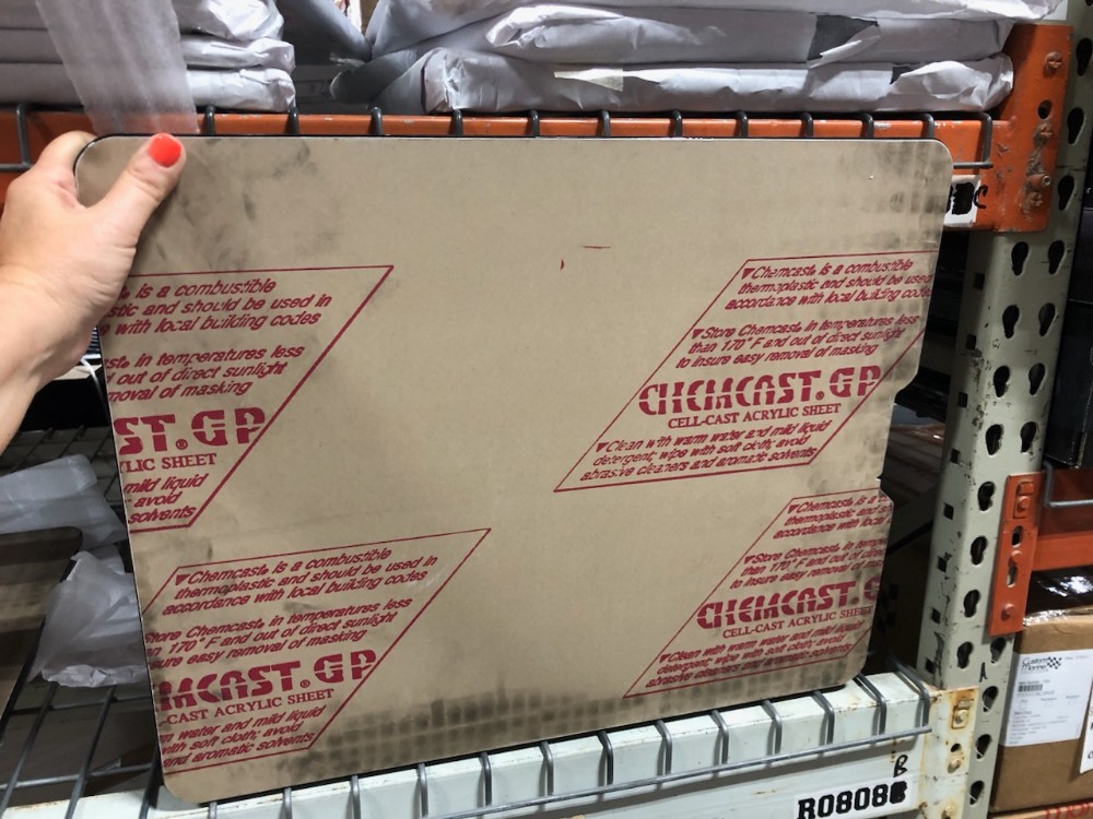 Acrylic Lid, Battery Storage