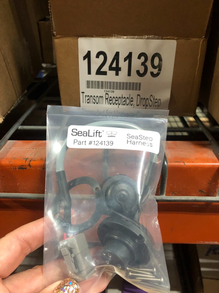 Transom Receptacle, DropStep