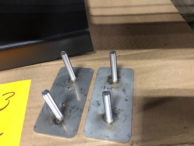 Plate w/ (2) ?/? Studs, ?\"x?\"