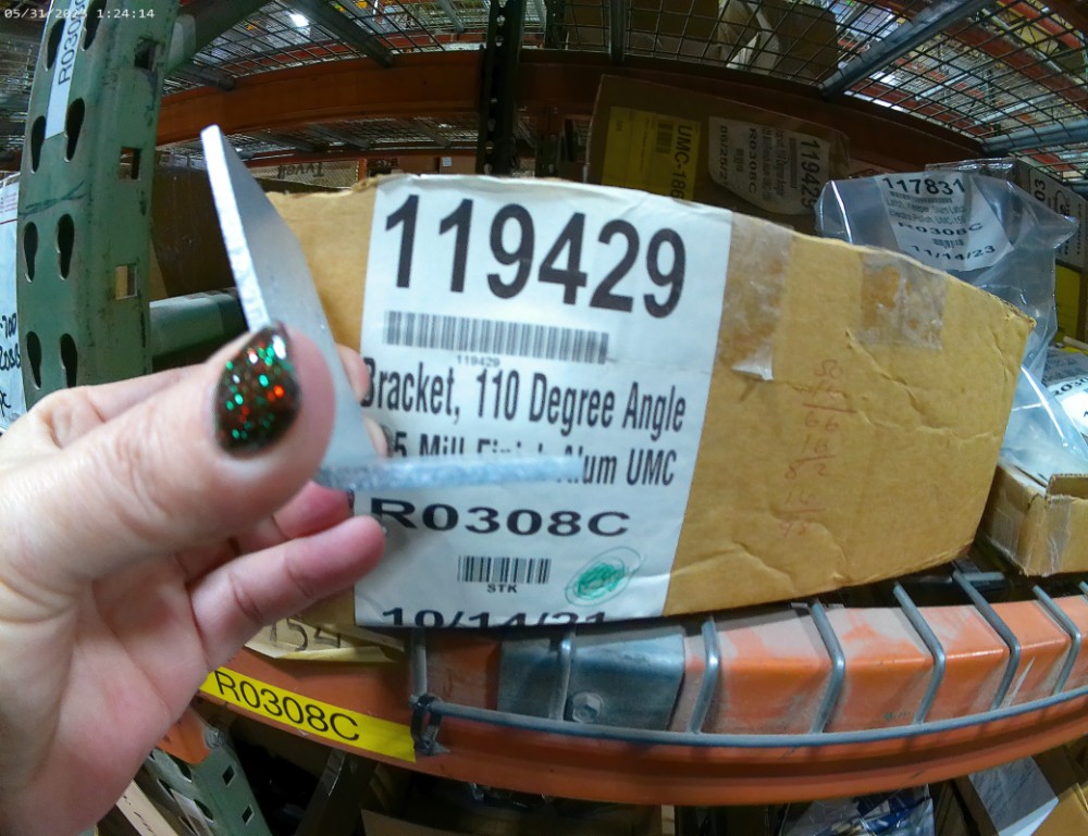 Bracket, 110 Degree Angle