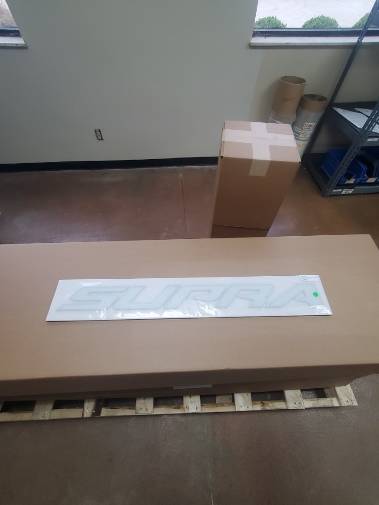 Decal, Supra, Trans, White