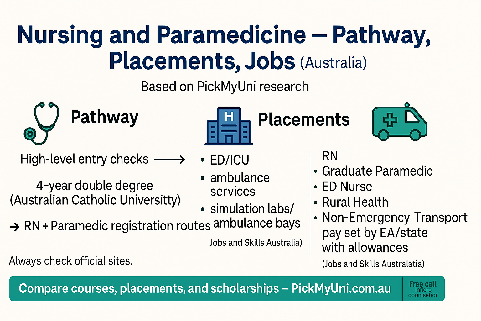 nursing and paramedicine