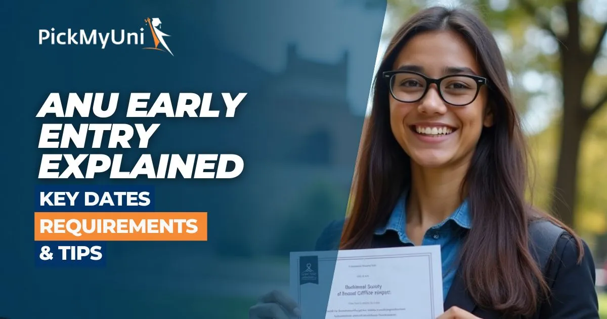 ANU Early Entry Explained – Key Dates, Offers, Requirements & How to Apply