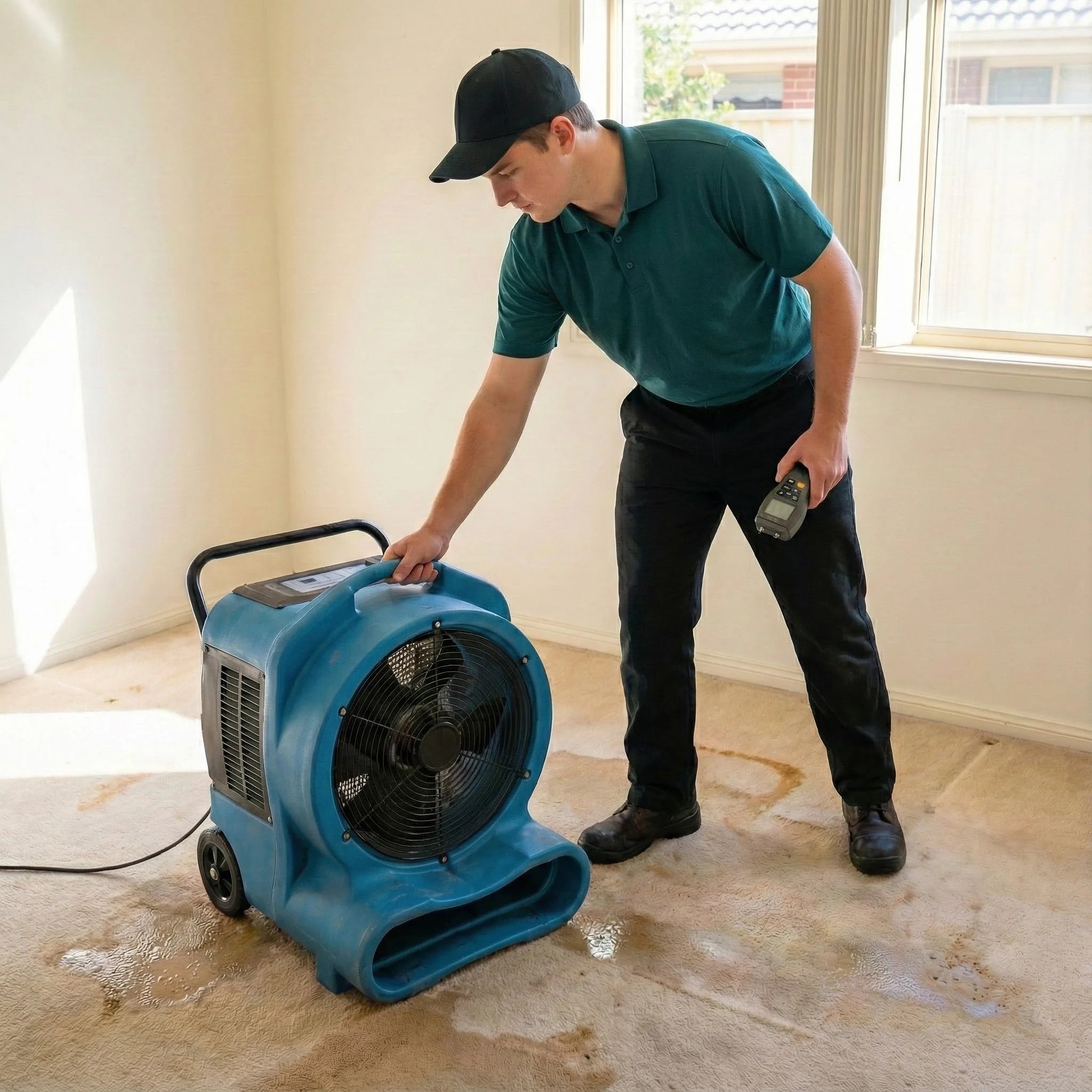 Water Damage & Carpet Drying in Perth