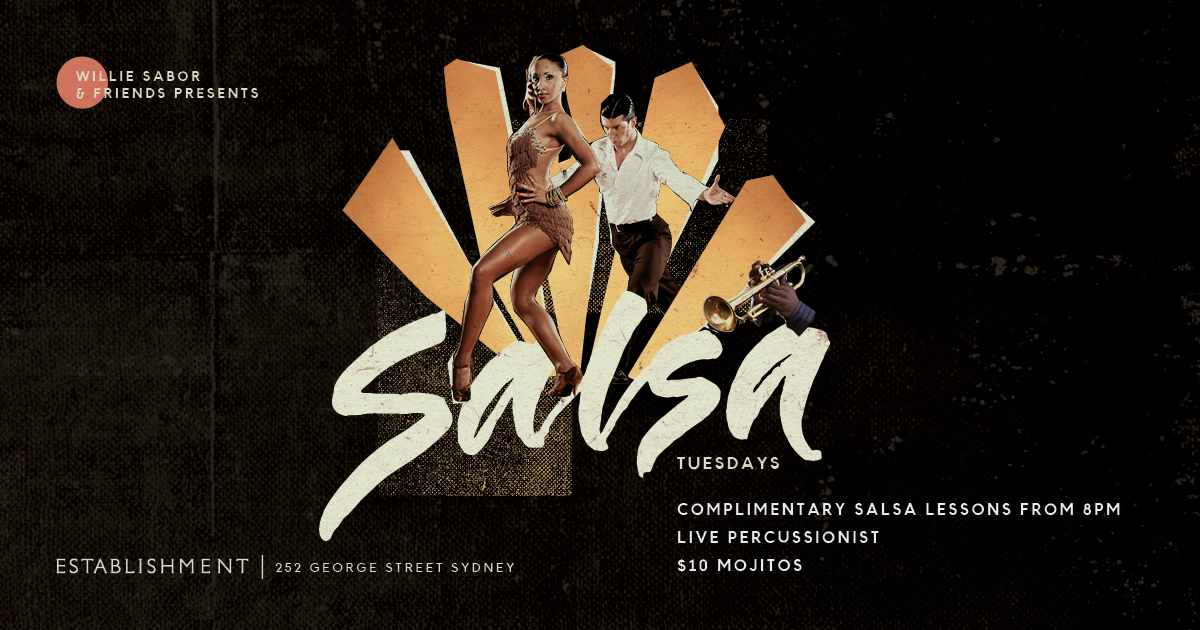 Salsa Tuesdays at Establishment Merivale Let's Dance