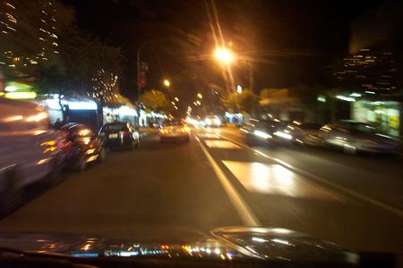 The street lights