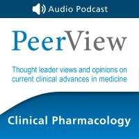 PeerView Clinical Pharmacology CME/CNE/CPE Audio Podcast cover