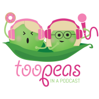 Too Peas In A Podcast Mandy Hose and Kate Jones cover