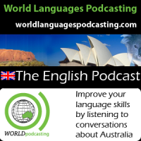 English Podcast - Improve your English language skills by listening to conversations about Australian culture cover