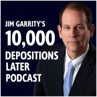 10,000 Depositions Later Podcast cover
