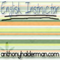 English Instructor, anthonyhalderman.com cover