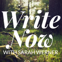 Write Now with Sarah Werner | For Writers, On Writing cover