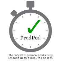 ProdPod, a Productivity Podcast cover