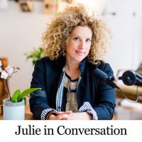 Julie in conversation cover