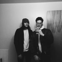 Abel and Jacob in a Car cover
