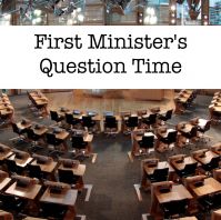 First Minister's Question Time (FMQs) cover