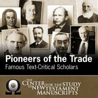 Pioneers of the Trade: Famous Text-Critical Scholars cover