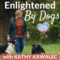 Enlightened By Dogs with Kathy Kawalec cover