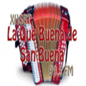 La Que Buena de San Buena logo
