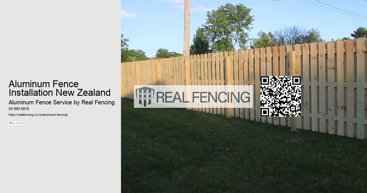 Aluminum Fence Installation New Zealand