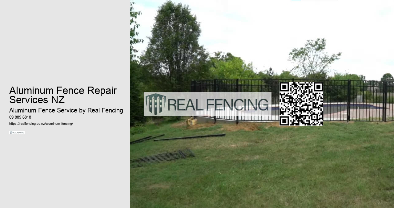 Aluminum Fence Repair Services NZ