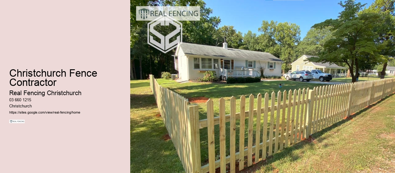 fence contractor christchurch