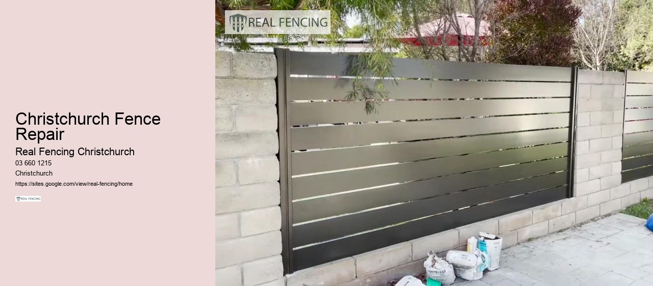 pvc fence christchurch