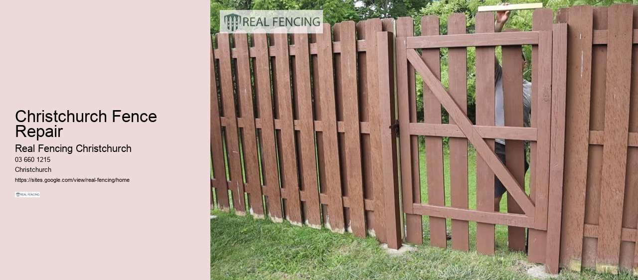fence builder christchurch