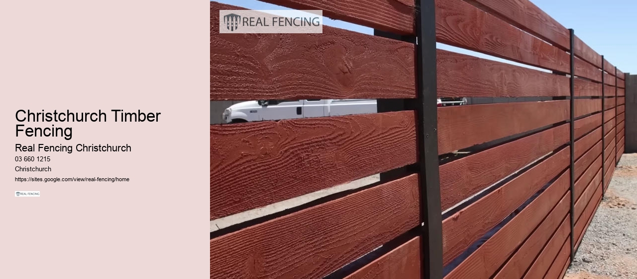 kwila timber fence christchurch