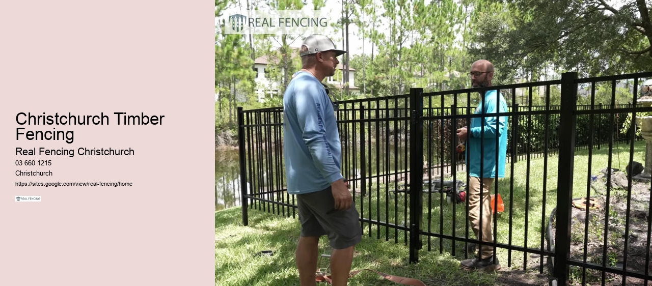 kwila wood fencing christchurch