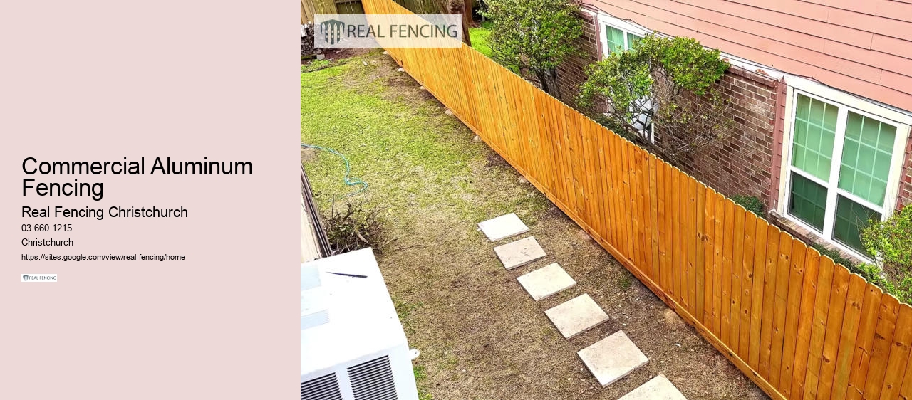 Commercial Aluminum Fencing