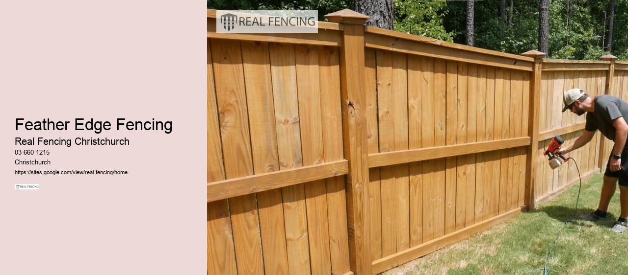 Feather Edge Fencing