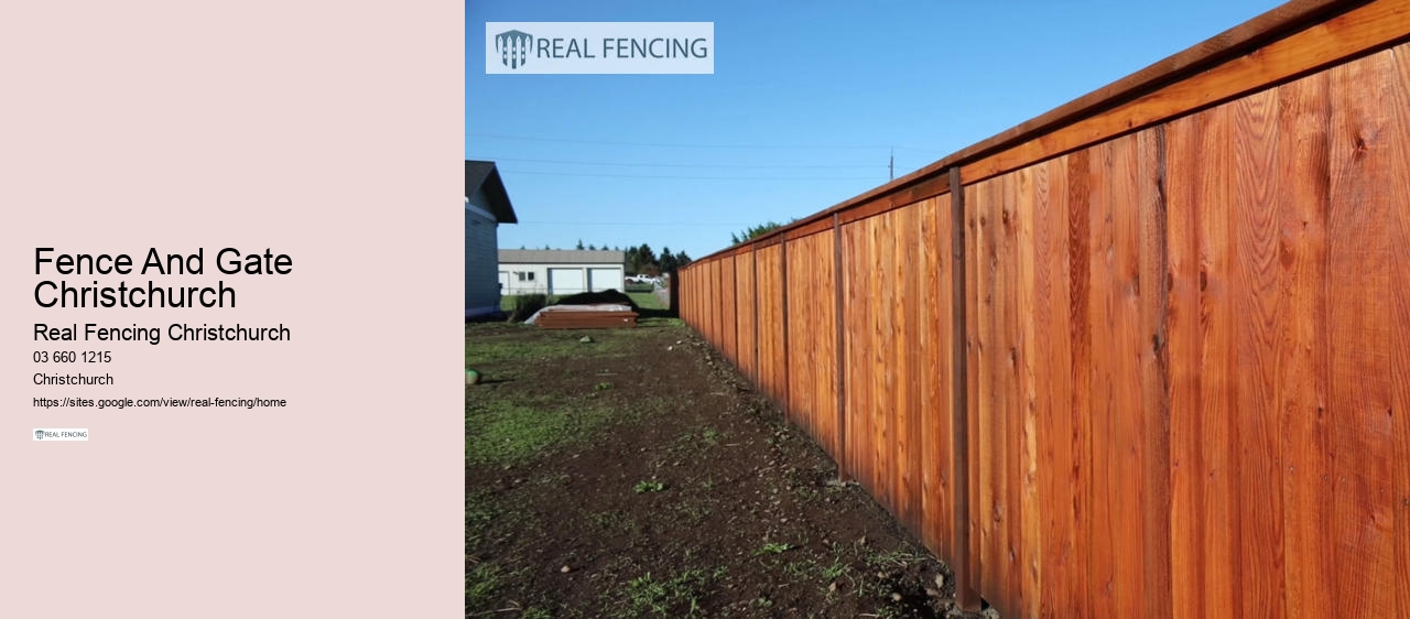 Fence And Gate Christchurch
