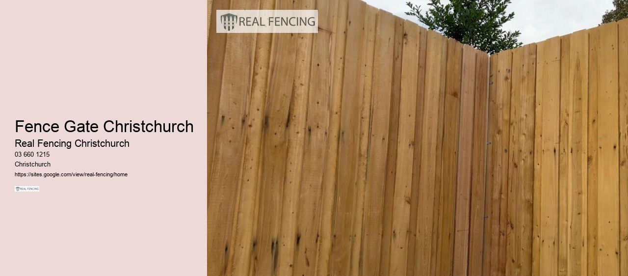 Fence Gate Christchurch