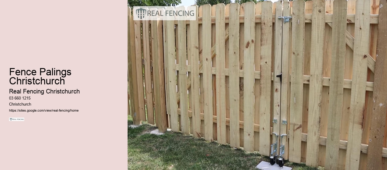 Fence Palings Christchurch
