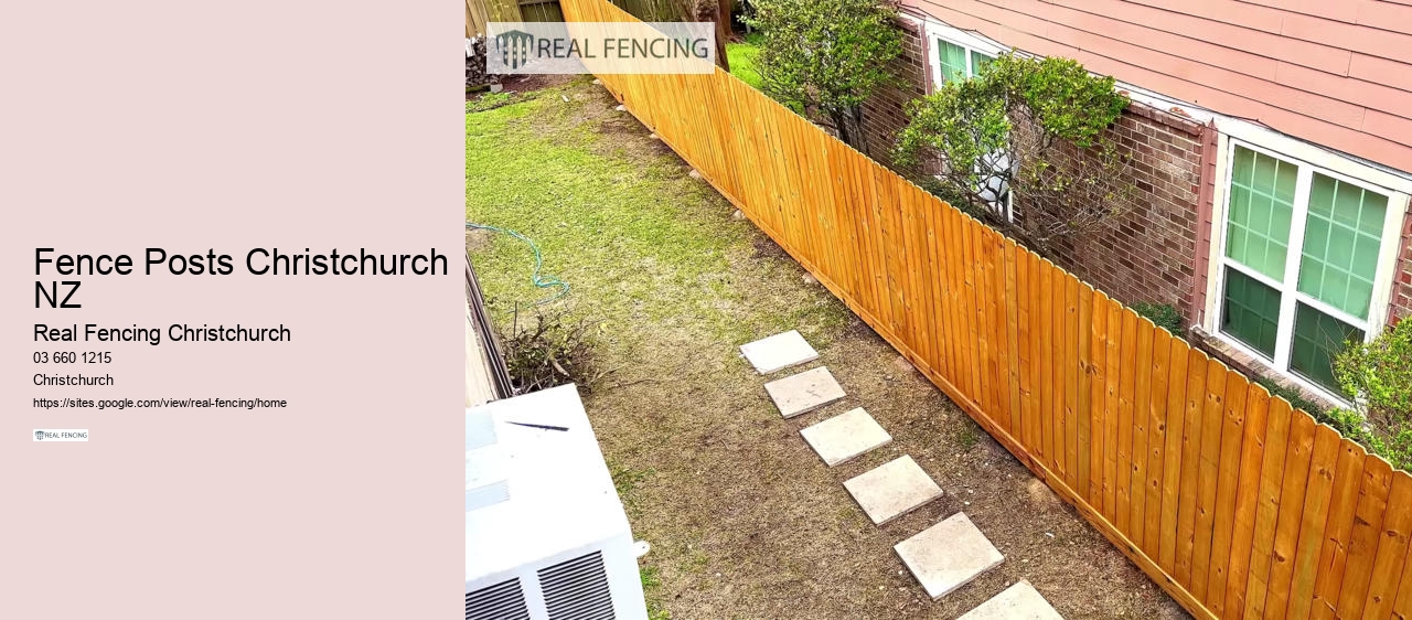Fence Posts Christchurch NZ