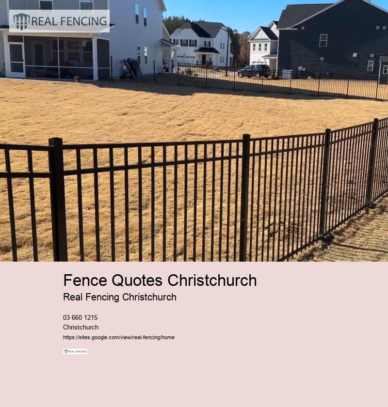 fence quotes christchurch
