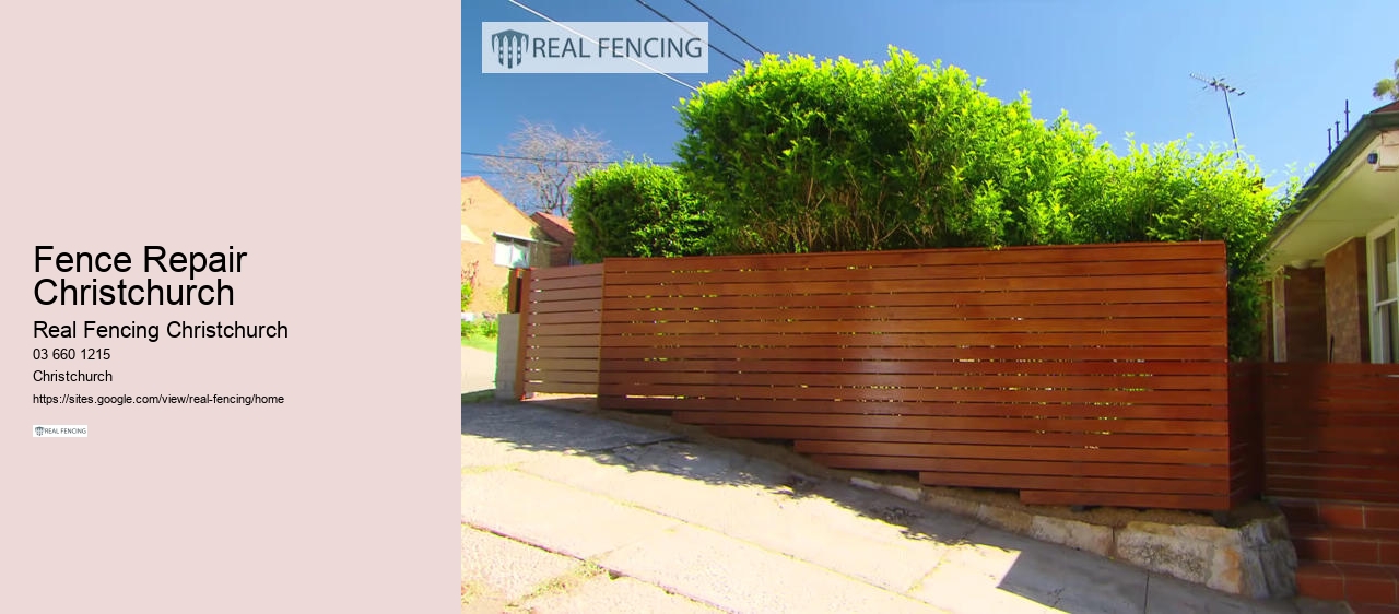 Fence Repair Christchurch