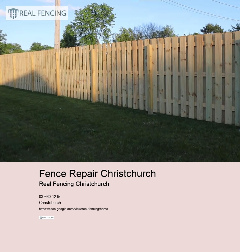 fencing contractors christchurch nz