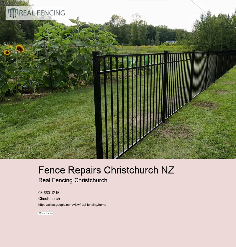 fence in christchurch nz