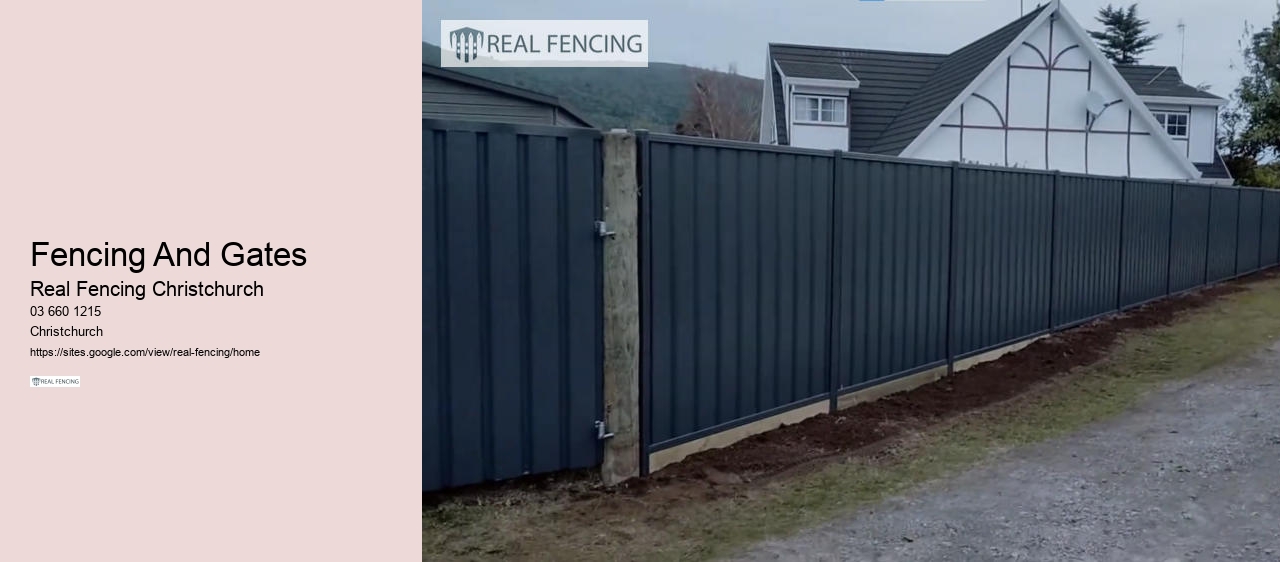 fencing and gates