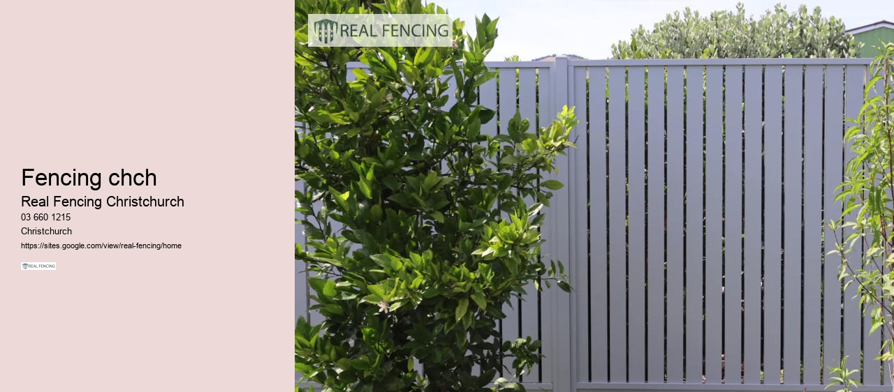 Fencing chch