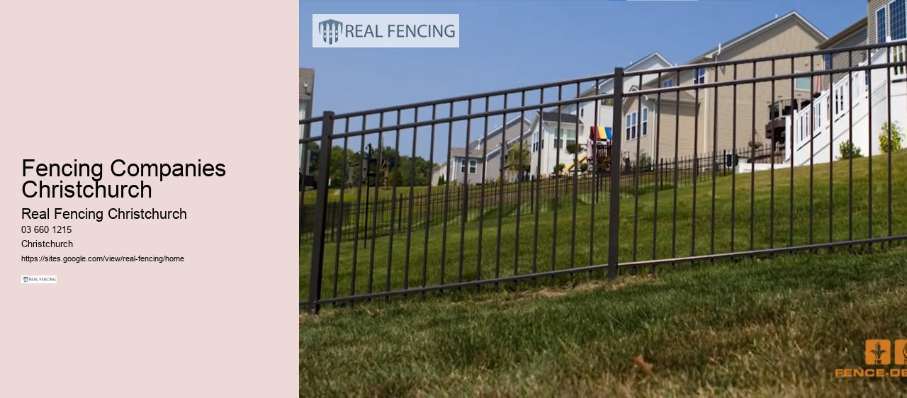 fencing contractors chch